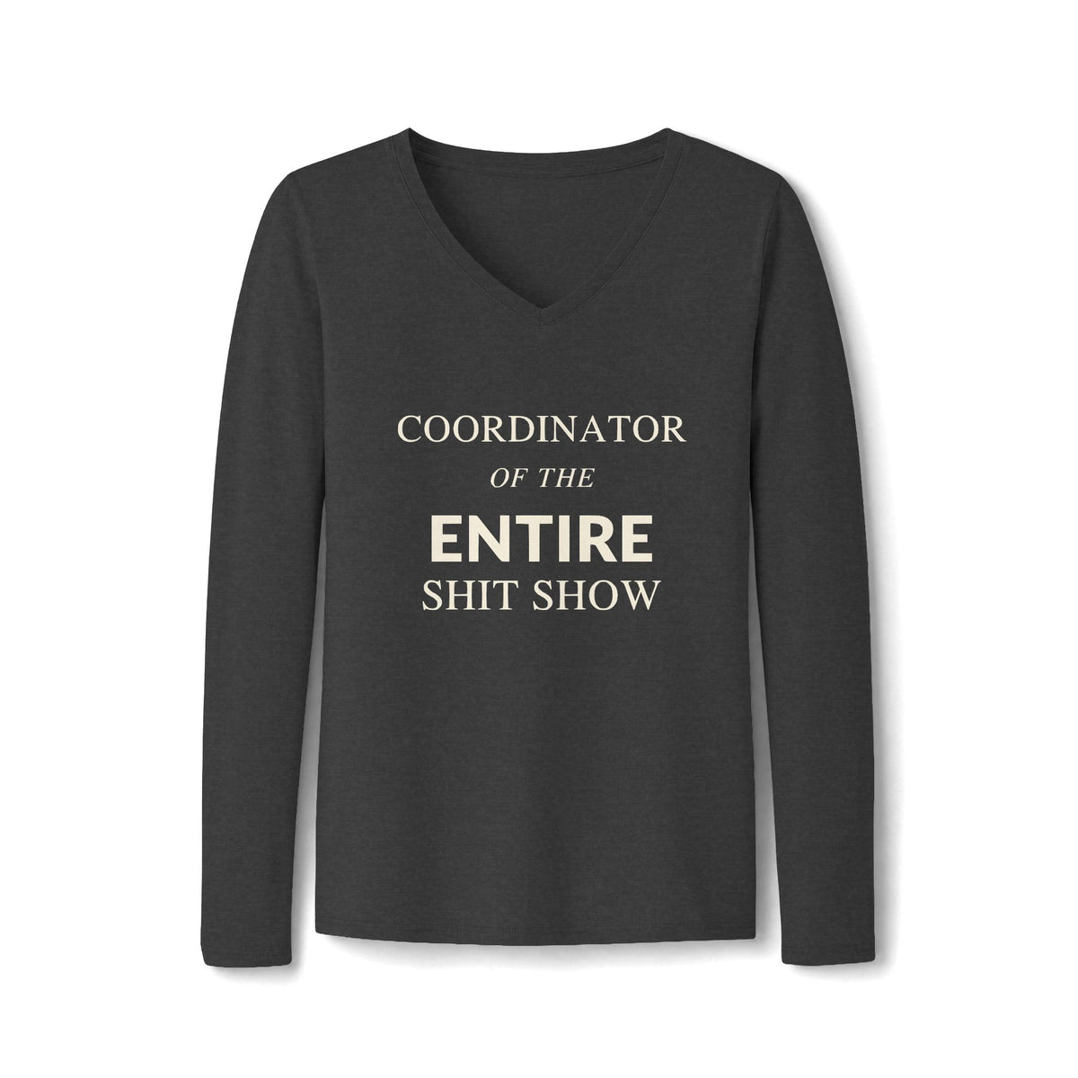 Women's V-Neck Long Sleeve Tee — Classic Fan Favorite