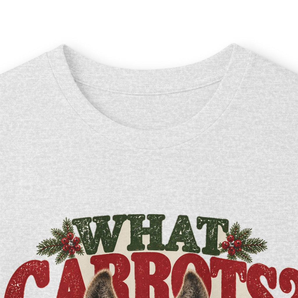 Funny Christmas Mule Long Sleeve Shirt, What Carrots Holiday Tee, Mule Lover Gift, Country Christmas Farm Shirt