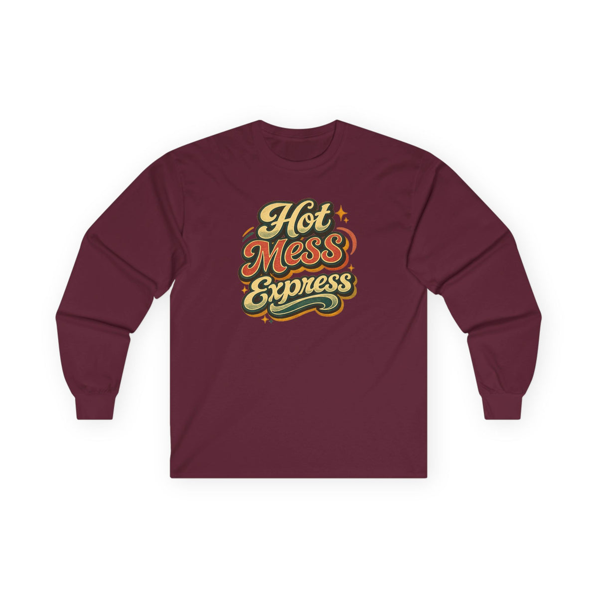 Hot Mess Express Teacher Long Sleeve Shirt | Funny Teacher Shirt | Classroom Chaos Teacher Gift
