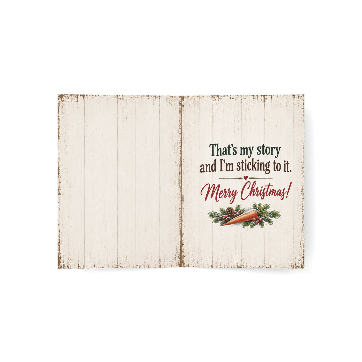 Funny Christmas Mule Greeting Cards, Set of 10 – “The Reindeer Said I Could Have Them” – Country Christmas Cards