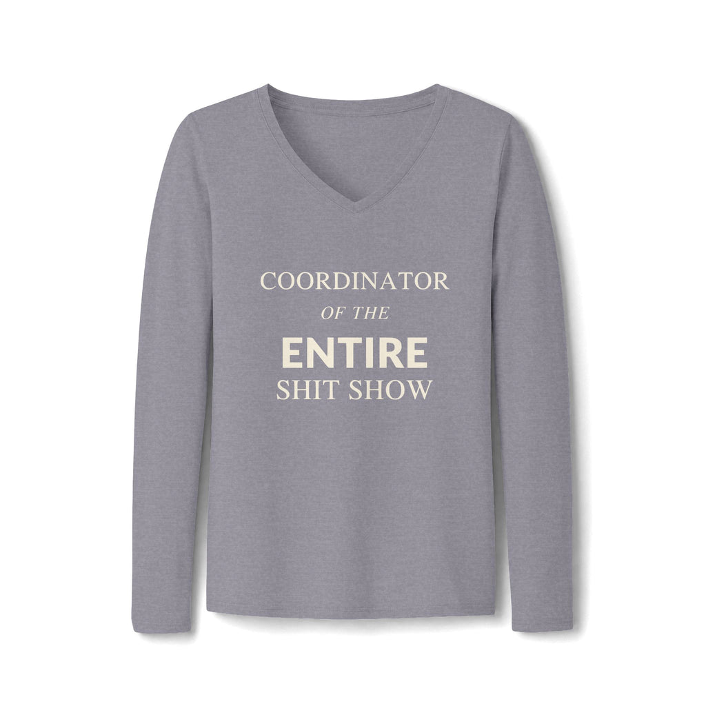 Women's V-Neck Long Sleeve Tee — Classic Fan Favorite