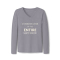 Women's V-Neck Long Sleeve Tee — Classic Fan Favorite