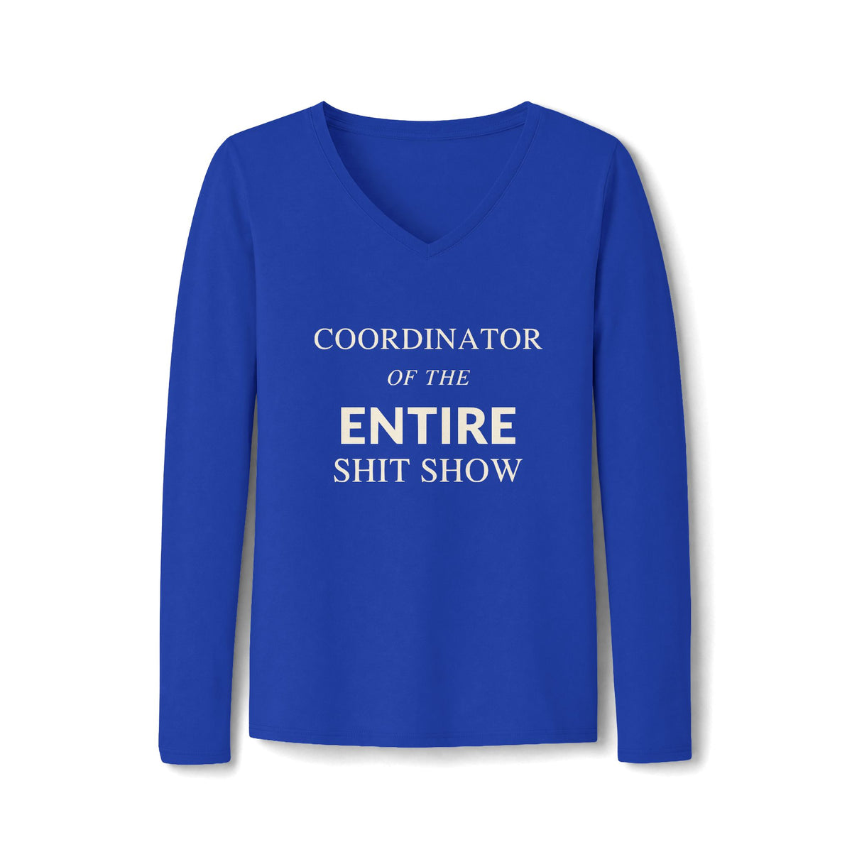 Women's V-Neck Long Sleeve Tee — Classic Fan Favorite