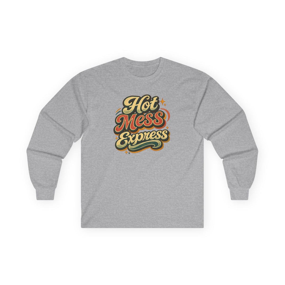 Hot Mess Express Teacher Long Sleeve Shirt | Funny Teacher Shirt | Classroom Chaos Teacher Gift