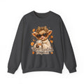 Moo-tivating Young Minds Sweatshirt | Cute Highland Cow Teacher Crewneck