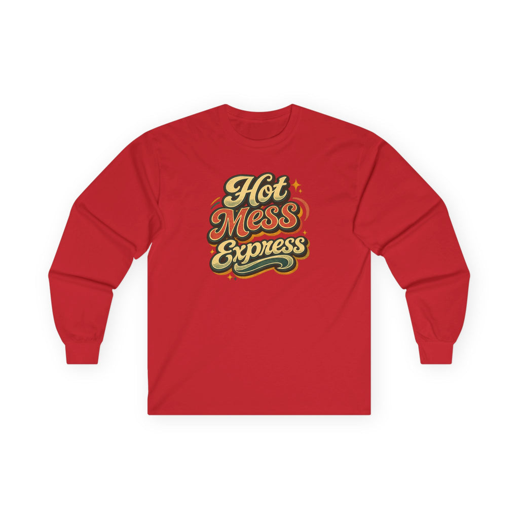 Hot Mess Express Teacher Shirt | Funny Classroom Chaos Tee | Retro Vintage Teacher Life T-Shirt