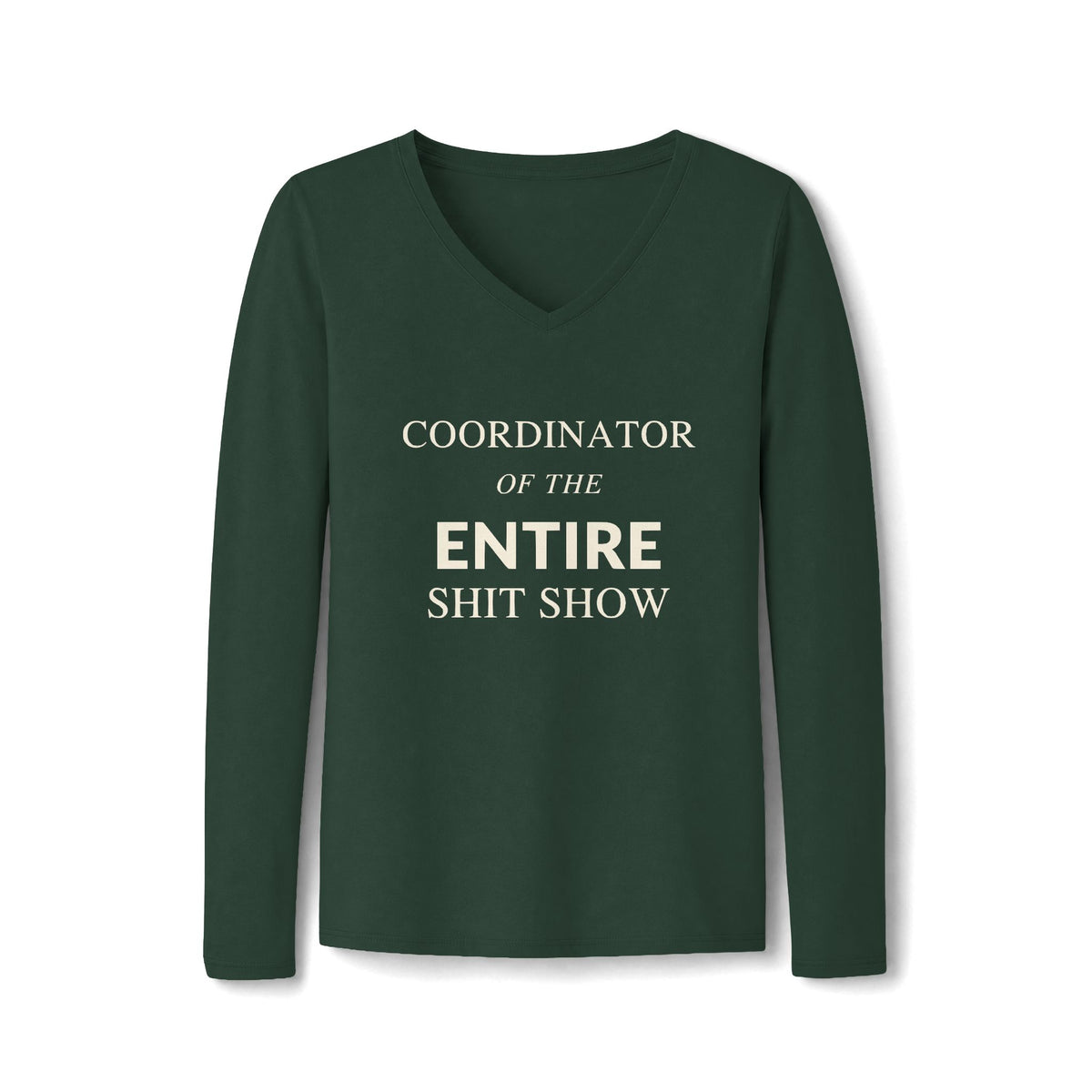 Women's V-Neck Long Sleeve Tee — Classic Fan Favorite