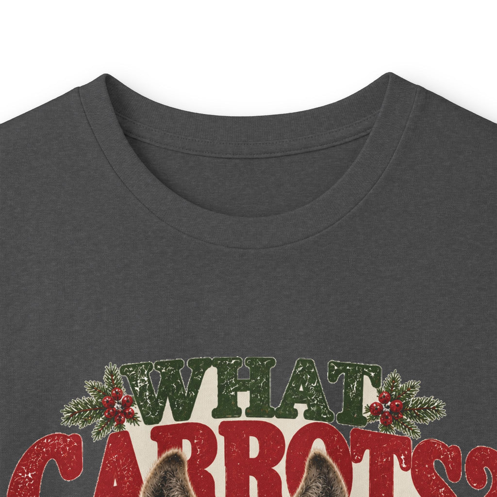 Funny Christmas Mule Long Sleeve Shirt, What Carrots Holiday Tee, Mule Lover Gift, Country Christmas Farm Shirt