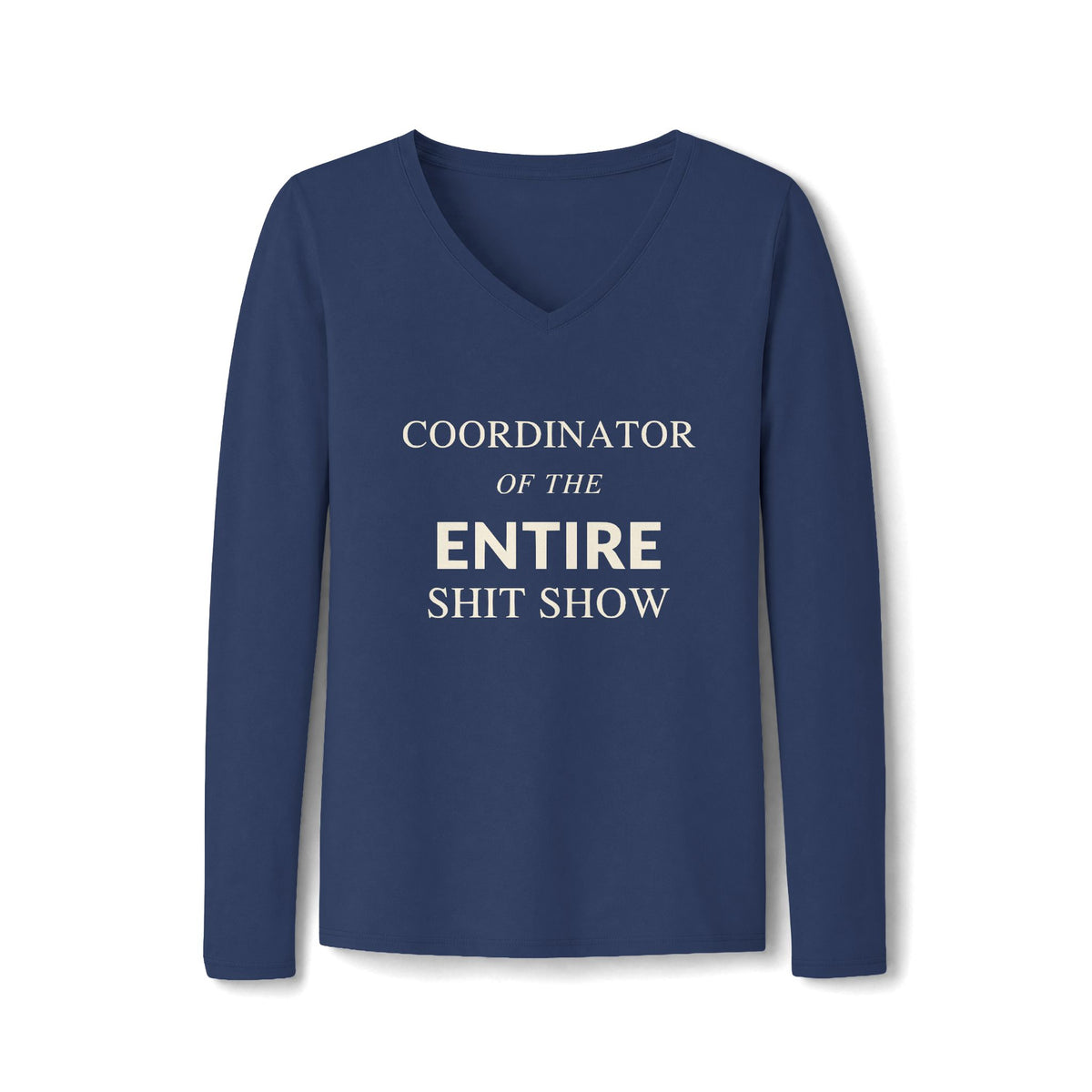 Women's V-Neck Long Sleeve Tee — Classic Fan Favorite