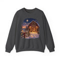 Christmas Nativity Sweatshirt, Country Christmas Crewneck, Manger Barn Scene, Christian Christmas Shirt, Faith Holiday Gift