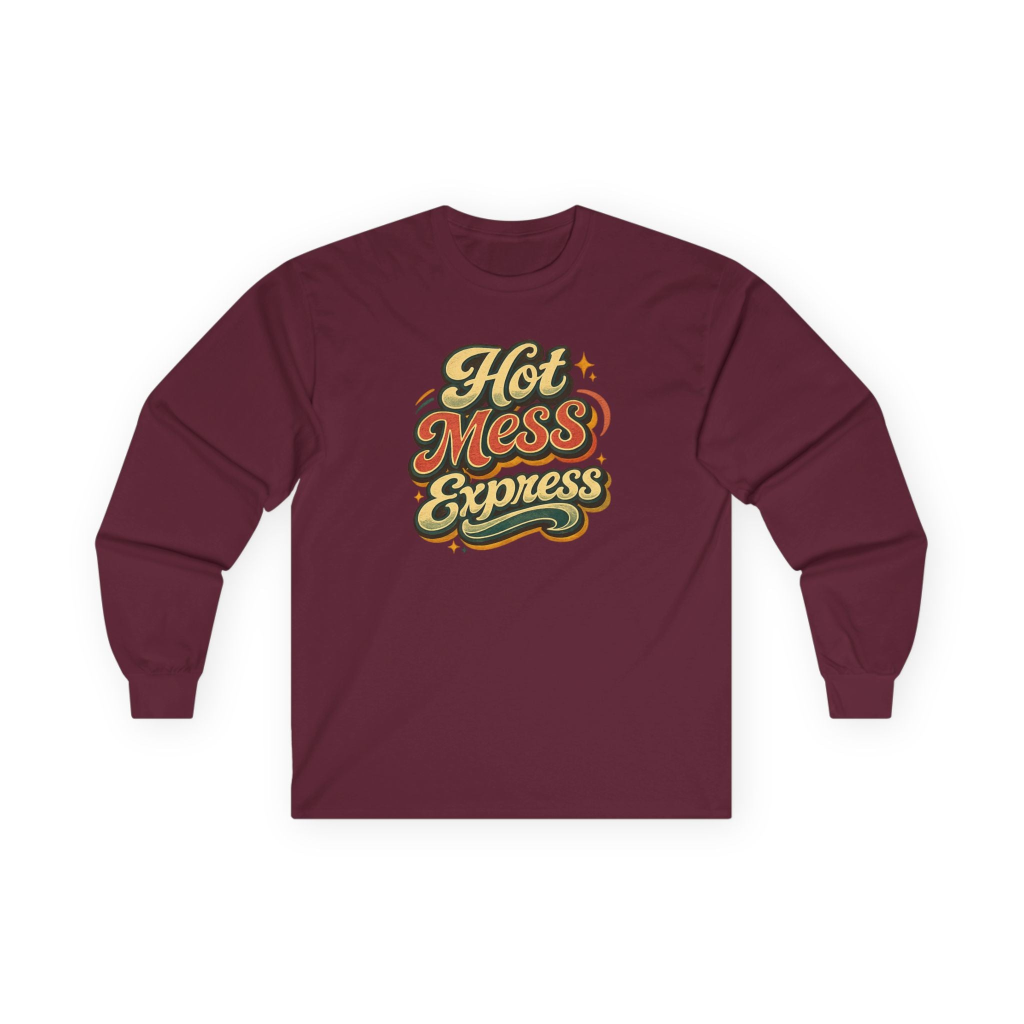Hot Mess Express Teacher Shirt | Funny Classroom Chaos Tee | Retro Vintage Teacher Life T-Shirt